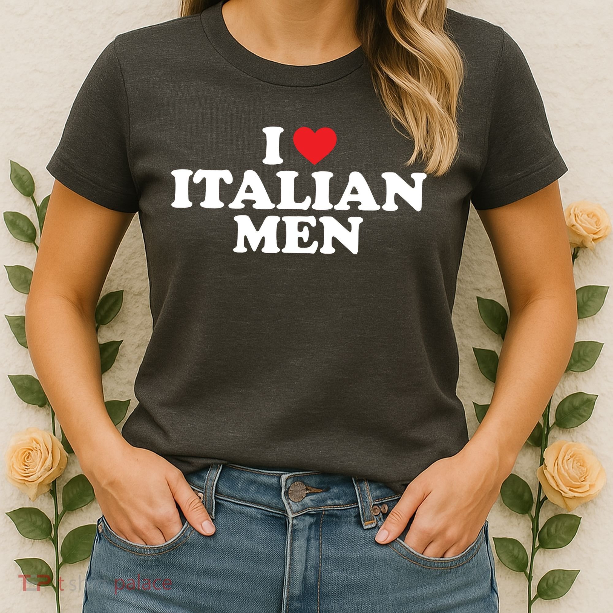 I Love Italian Men Women's T-Shirt