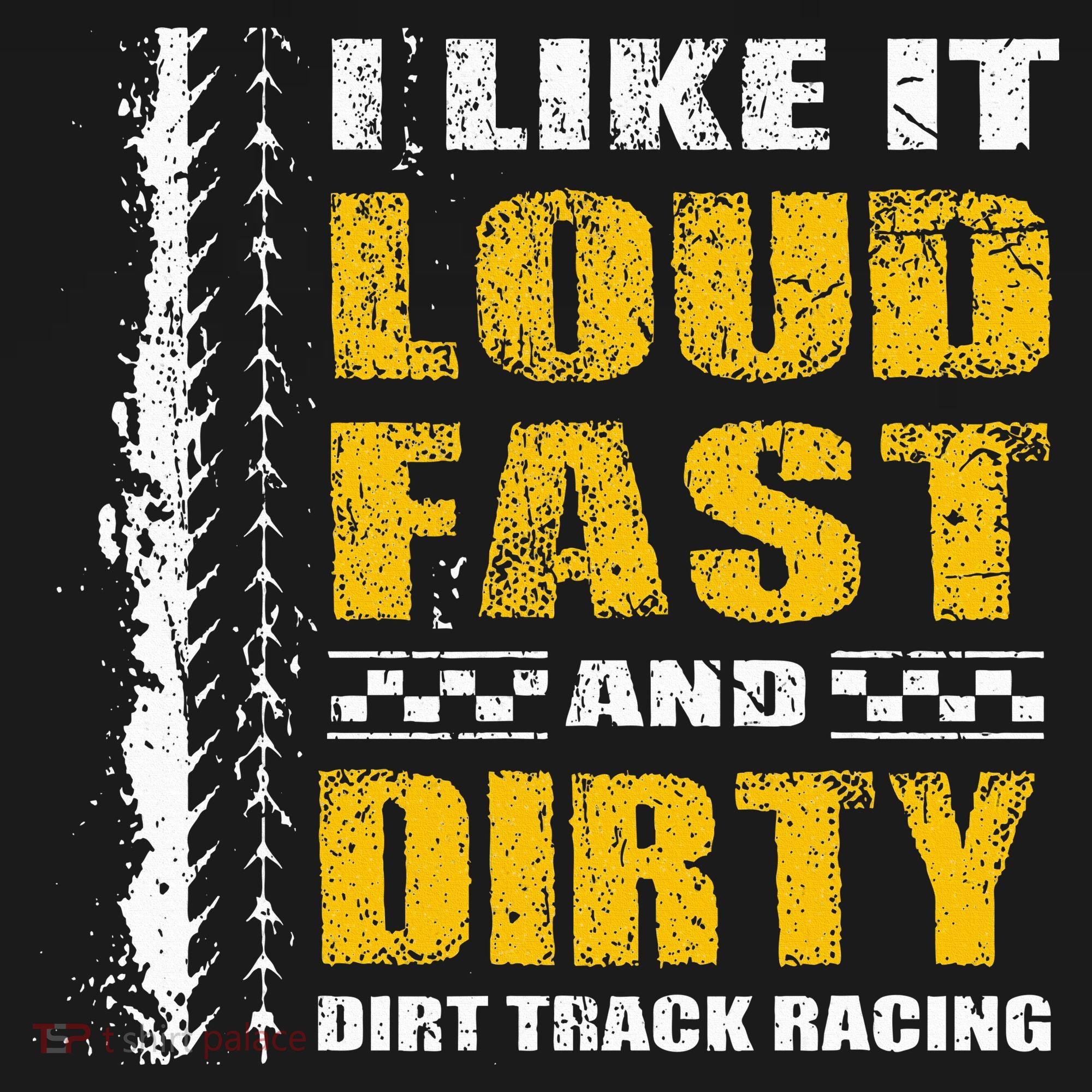 I Like It Loud Fast And Dirty Stock Car Dirt Track Racing Women's Hoodie