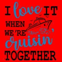 I Love It When WeRe Cruisin Together Santa Hat thumb 1