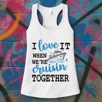 I Love It When WeRe Cruisin Together Women's Tank Top thumb 3