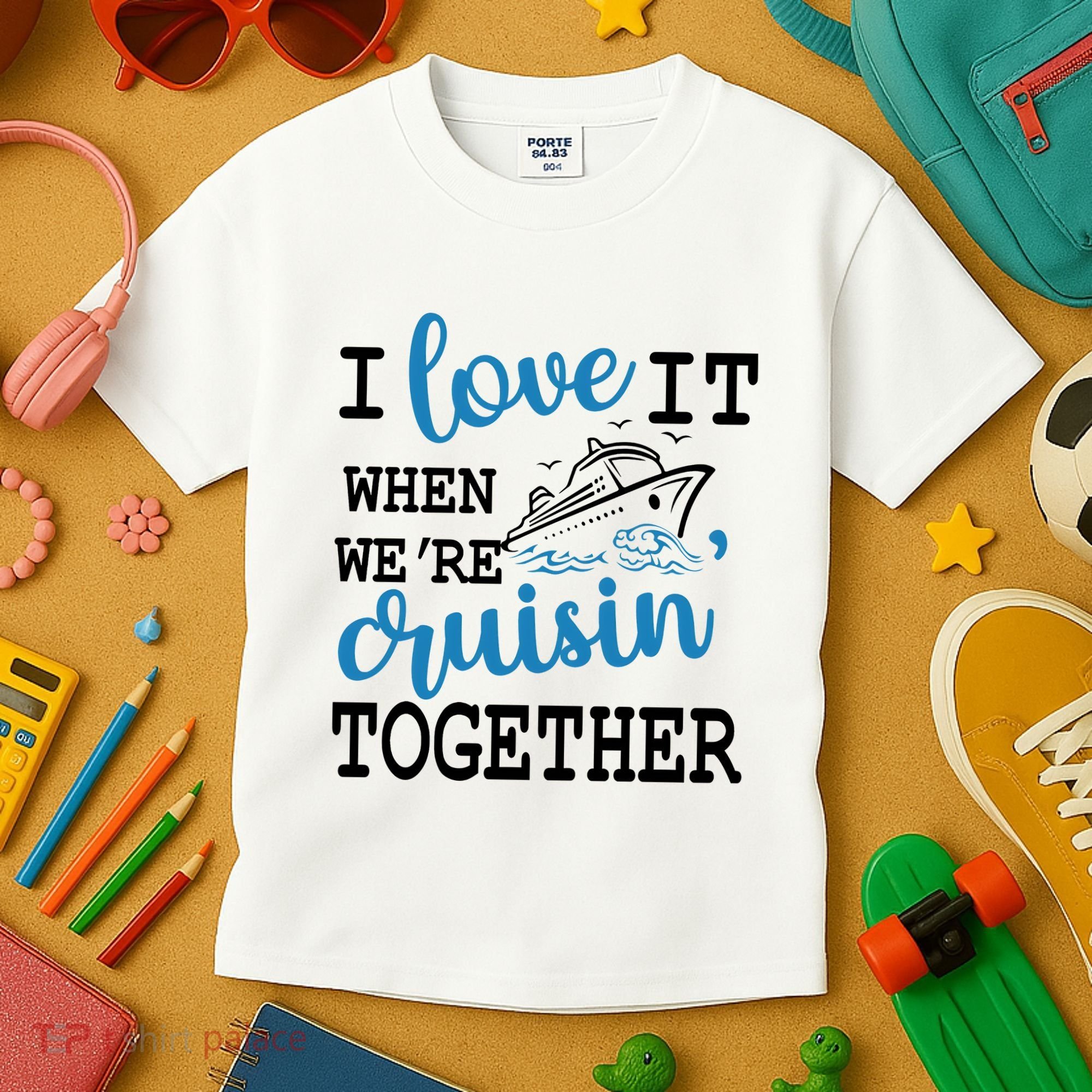 I Love It When WeRe Cruisin Together Kids T-Shirt
