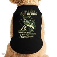 I Like It When She Bends Over But I Love It Doggie Tank thumb 0