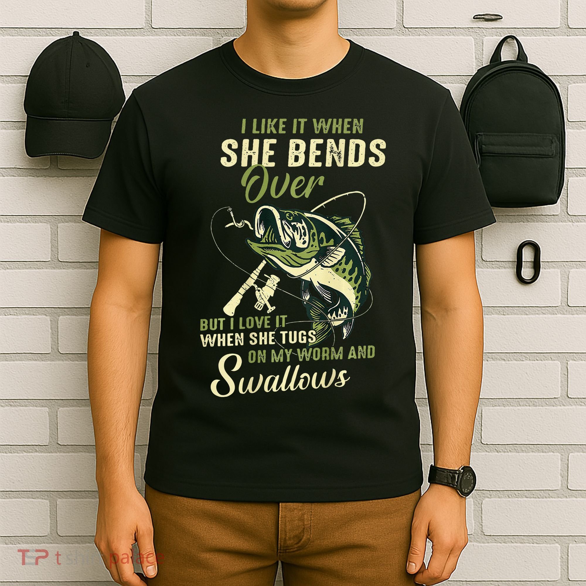 I Like It When She Bends Over But I Love It T-Shirt