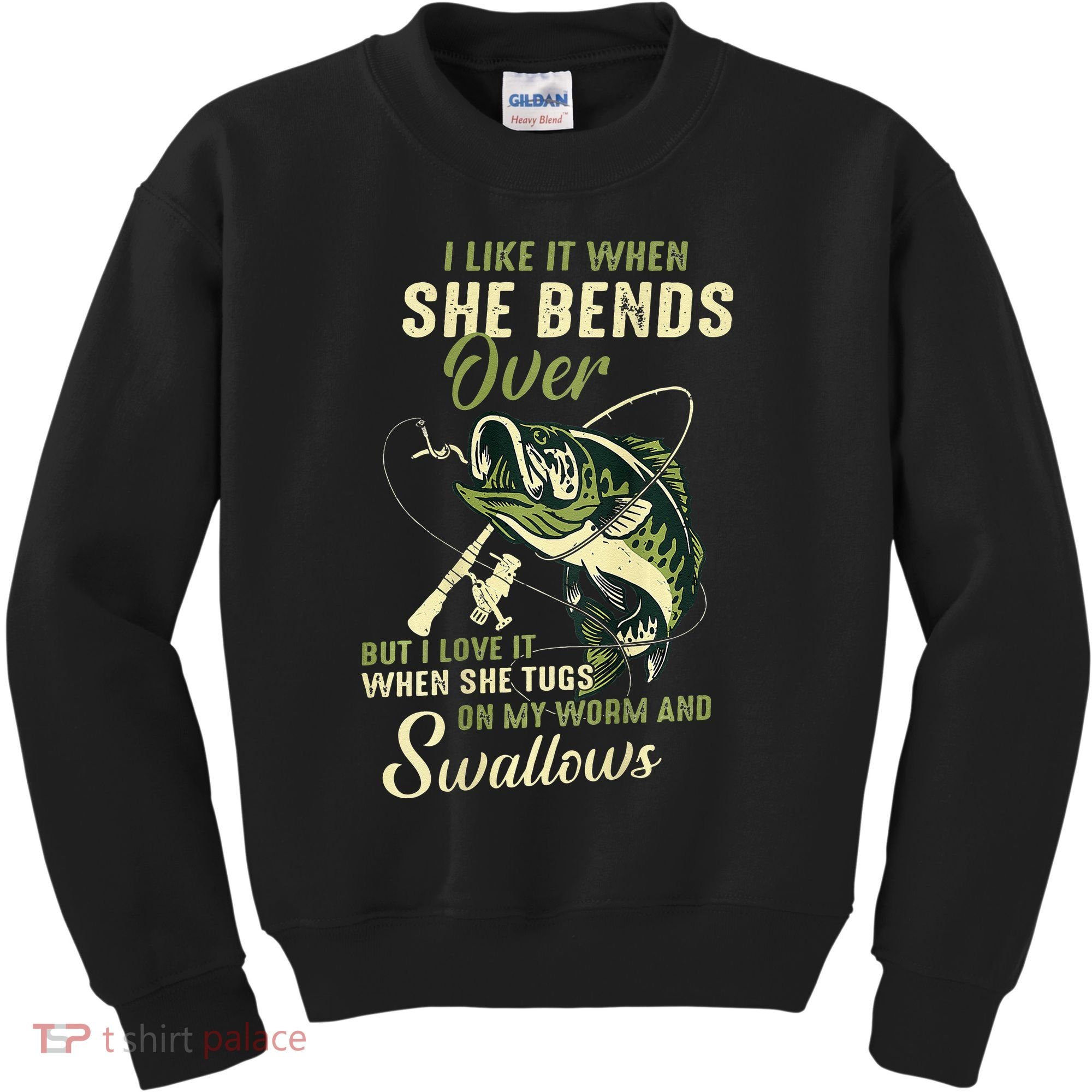 I Like It When She Bends Over But I Love It Kids Sweatshirt