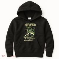 I Like It When She Bends Over But I Love It Kids Hoodie thumb 0