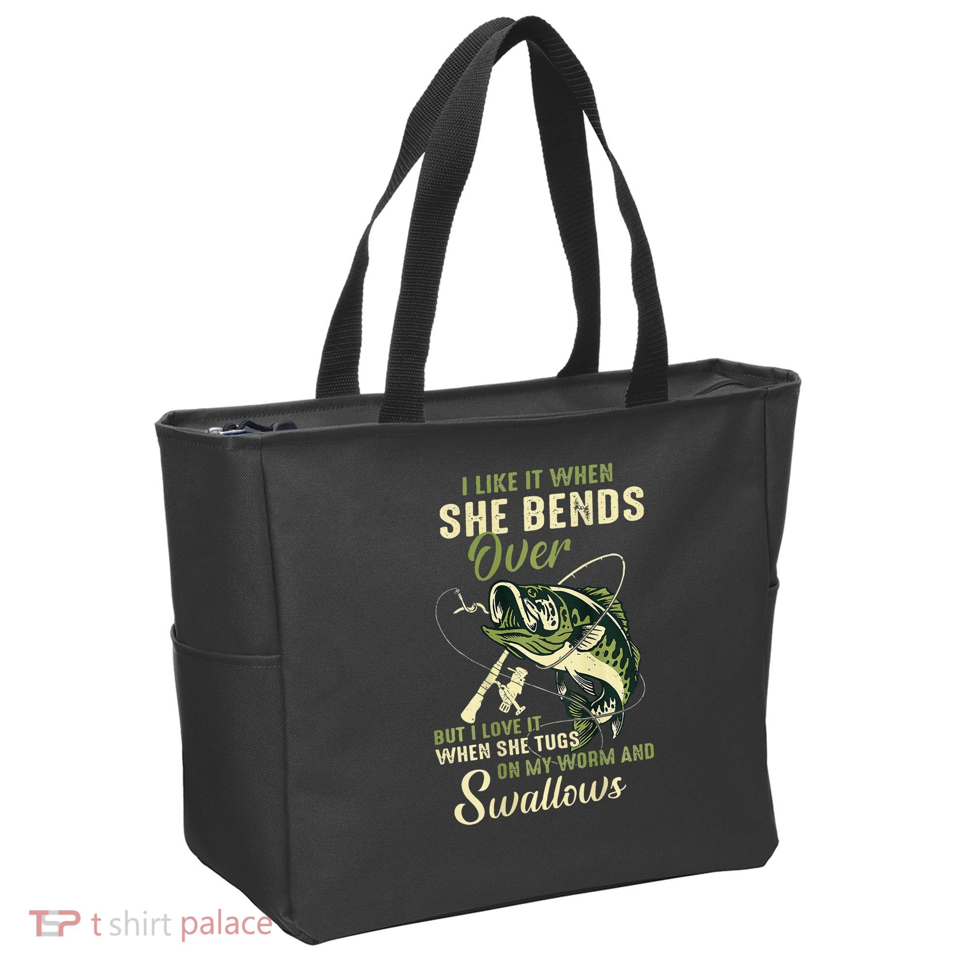 I Like It When She Bends Over But I Love It Tote Bag