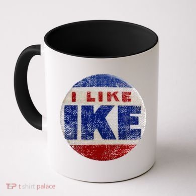 I Like Ike Dwight Eisenhower for President Vintage Campaign  Coffee Mug