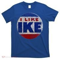 I Like Ike Dwight Eisenhower for President Vintage Campaign  T-Shirt thumb 0