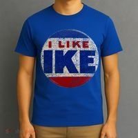 I Like Ike Dwight Eisenhower for President Vintage Campaign  T-Shirt thumb 3