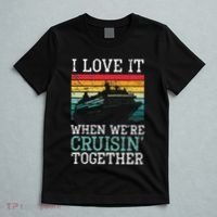 I Love It When We're Cruisin' Together retro Bailing Boat T-Shirt thumb 5