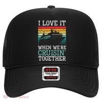 I Love It When We're Cruisin' Together retro Bailing Boat Hat thumb 0