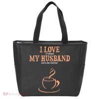 I Love It When My Husband Gets Me Coffee Funny Gift For Wife Tote Bag thumb 0