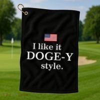 I Like It Doge Y Style Doge Fans Golf Towel thumb 1