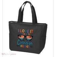 I Love It When WeRe Cruisin Together Cruise Vacation Tote Bag thumb 3
