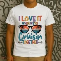 I Love It When WeRe Cruisin Together Cruise Vacation T-Shirt thumb 3