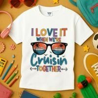 I Love It When WeRe Cruisin Together Cruise Vacation Kids T-Shirt thumb 3
