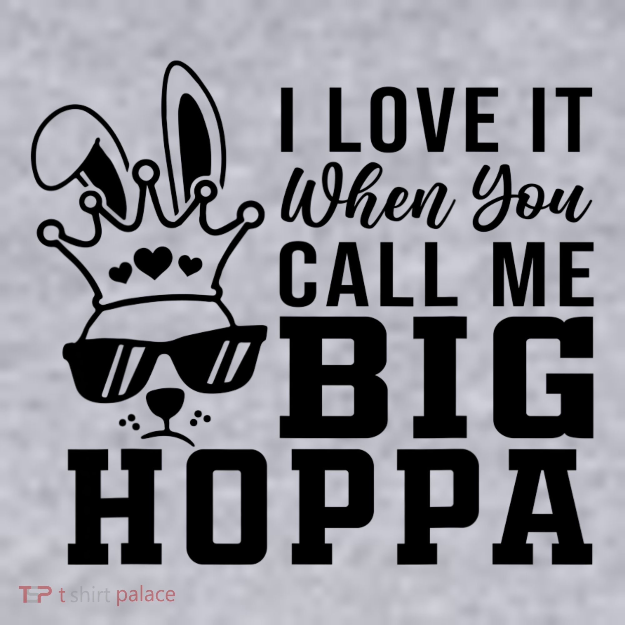 I Love It When You Call Me Big Hoppa Bunny Ear Easter Day Women's Sweatshirt