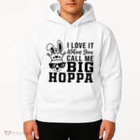 I Love It When You Call Me Big Hoppa Bunny Ear Easter Day Hoodie thumb 2