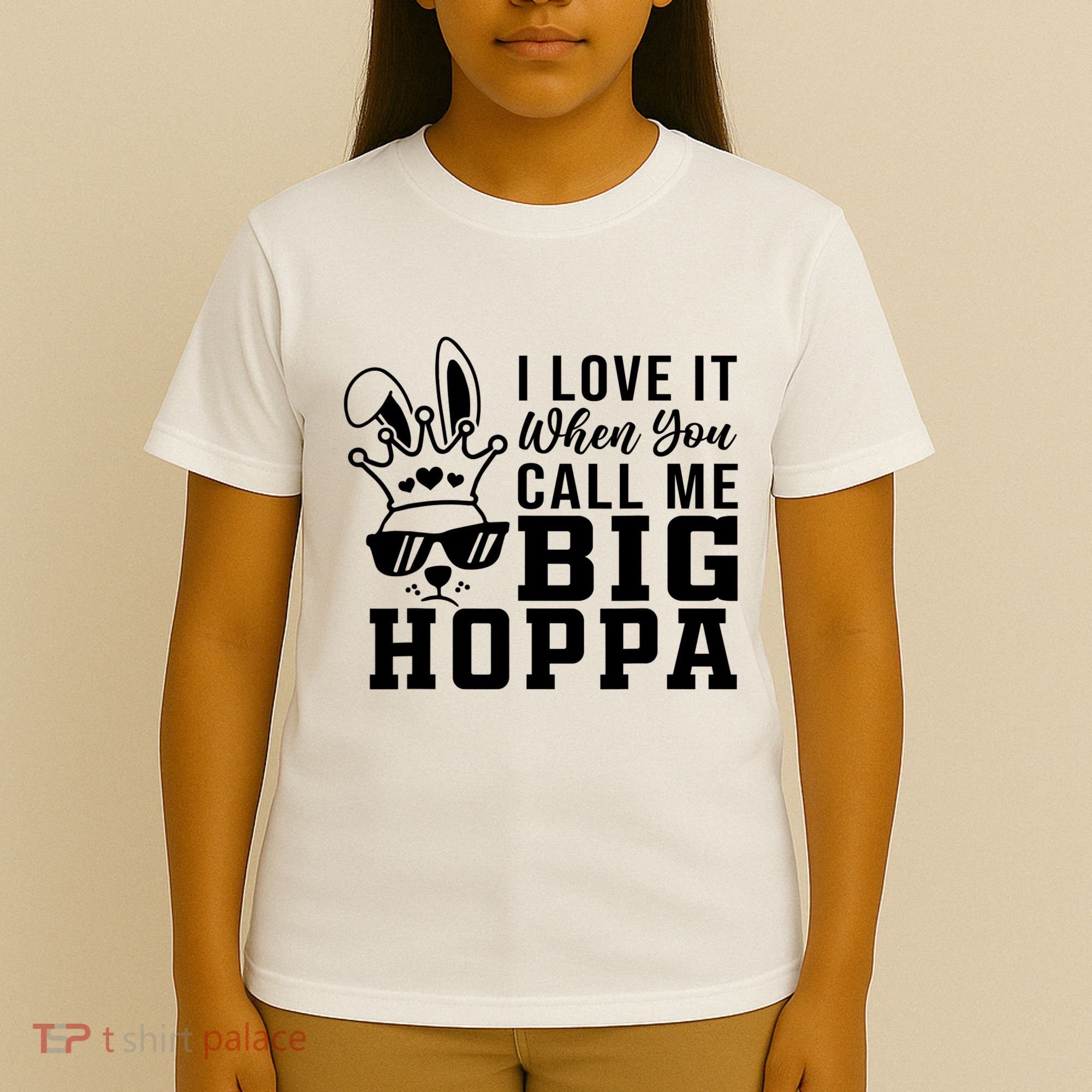I Love It When You Call Me Big Hoppa Bunny Ear Easter Day T-Shirt