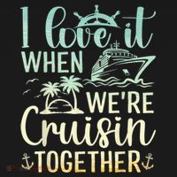 I Love It When We Are Cruisin Together Cruise Ship Lover Backpack thumb 2