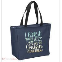 I Love It When We Are Cruisin Together Cruise Ship Lover Tote Bag thumb 2