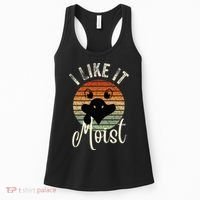 I Like It Moist Funny Thanksgiving Turkey Day Family Dinne Women's Tank Top thumb 0