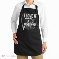 I Love It When She Bends Over Funny Fishing Lover Apron thumb 2