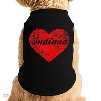 I Love Indiana Heart State Pride Region Midwest Gift Doggie Tank thumb 0