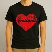 I Love Indiana Heart State Pride Region Midwest Gift T-Shirt thumb 3