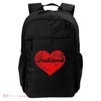 I Love Indiana Heart State Pride Region Midwest Gift Backpack thumb 0