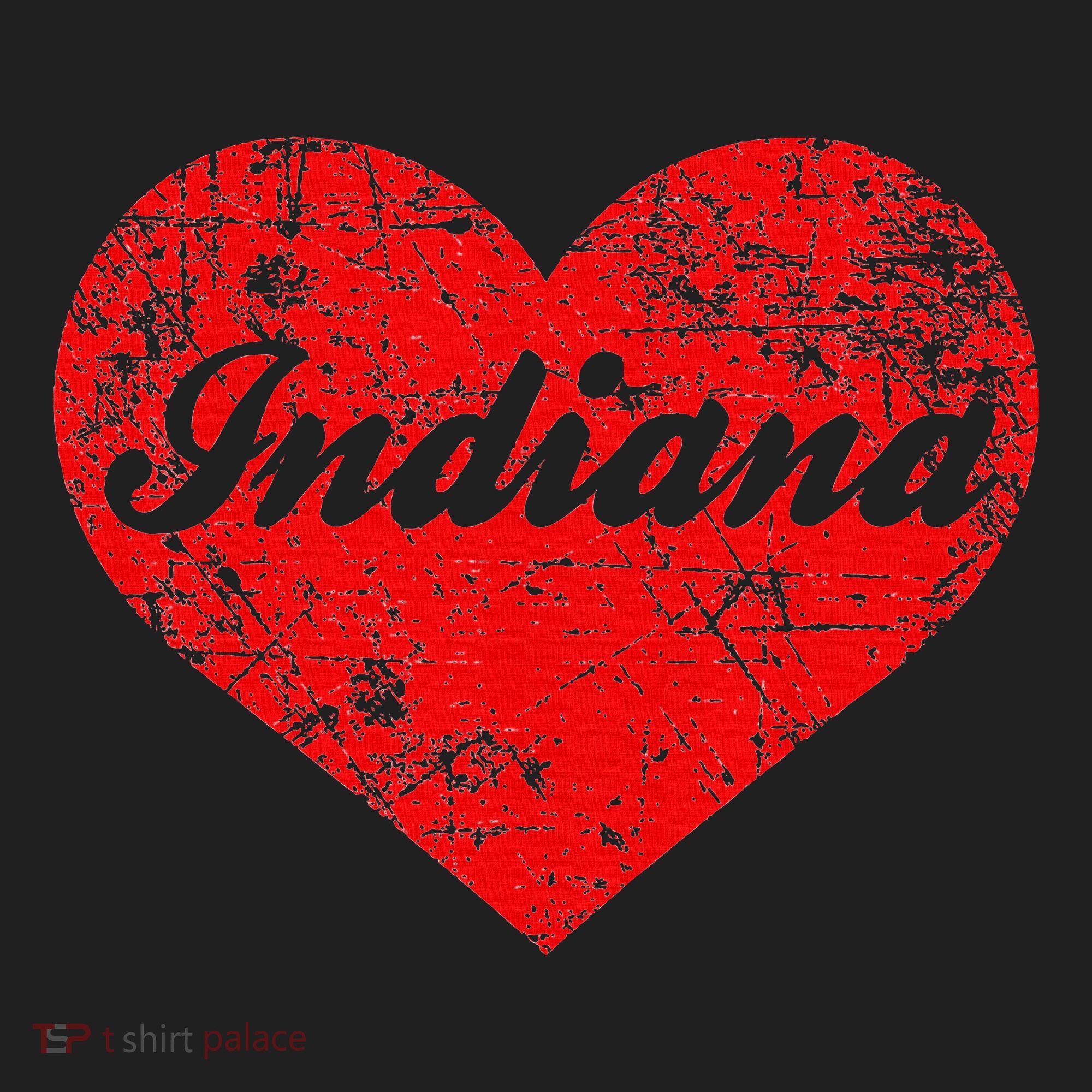 I Love Indiana Heart State Pride Region Midwest Gift Beanie