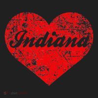 I Love Indiana Heart State Pride Region Midwest Gift Hat thumb 2