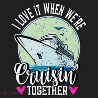 I Love It When Were Cruisin Together Boating Cruising Gift Beanie thumb 2