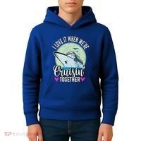 I Love It When Were Cruisin Together Boating Cruising Gift Kids Hoodie thumb 4