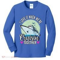 I Love It When Were Cruisin Together Boating Cruising Gift Kids Long Sleeve Shirt thumb 0