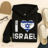 I Love Israel Hoodie thumb 4