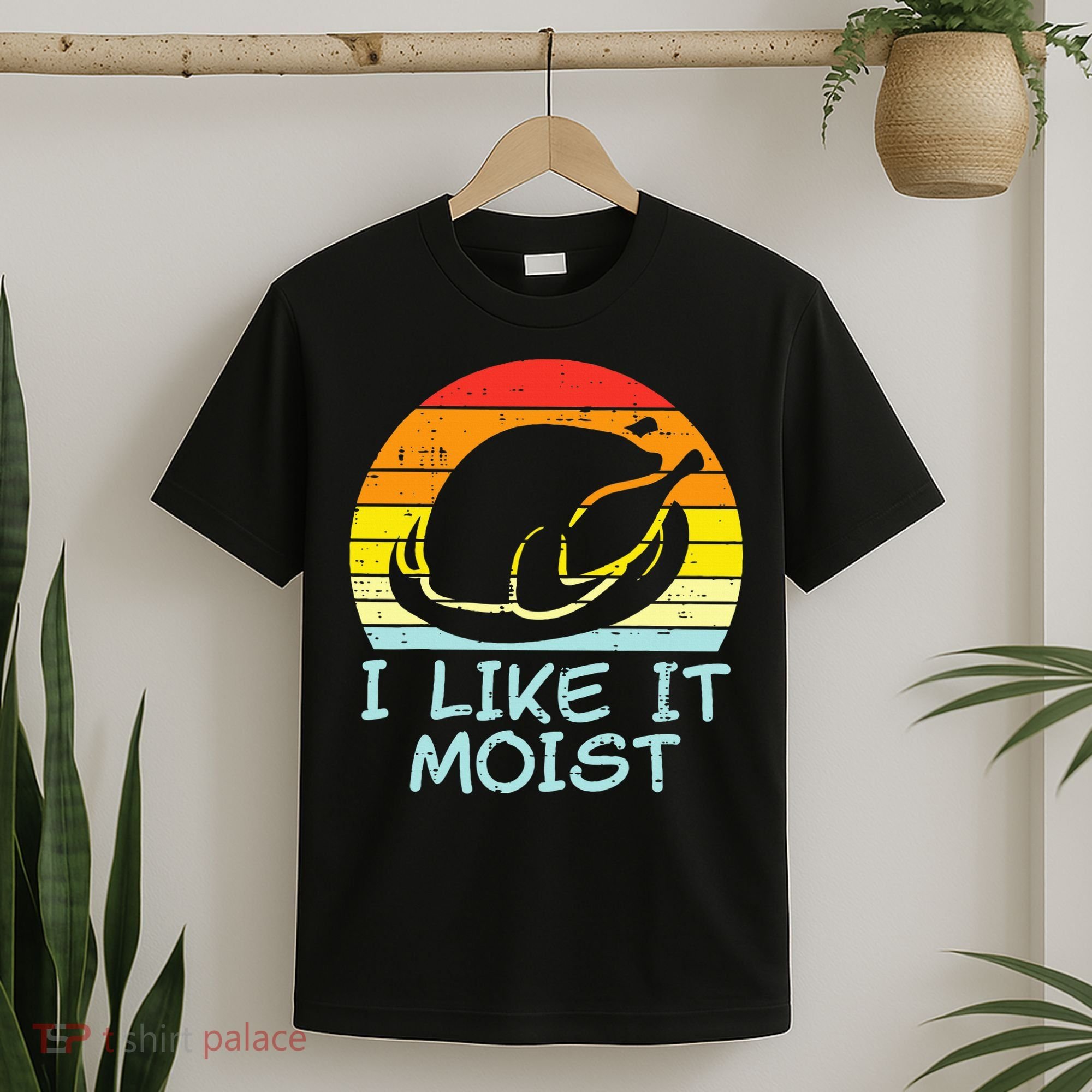 I Like It Moist Turkey Retro Funny Thanksgiving T-Shirt
