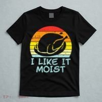 I Like It Moist Turkey Retro Funny Thanksgiving T-Shirt thumb 5