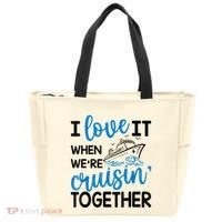 I Love It When Were Cruisin Together Meaningful Gift Tote Bag thumb 0