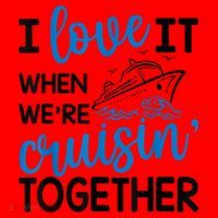 I Love It When Were Cruisin Together Meaningful Gift Santa Hat thumb 1