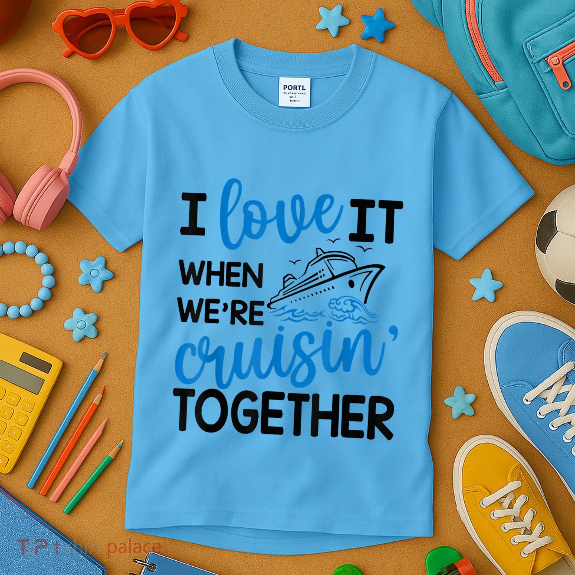 I Love It When Were Cruisin Together Meaningful Gift Kids T-Shirt