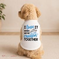 I Love It When Were Cruisin Together Meaningful Gift Doggie Tank thumb 2