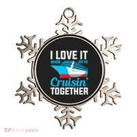 I Love It When Were Cruisin Together Boating Cruise Trip Funny Gift Ornament thumb 0