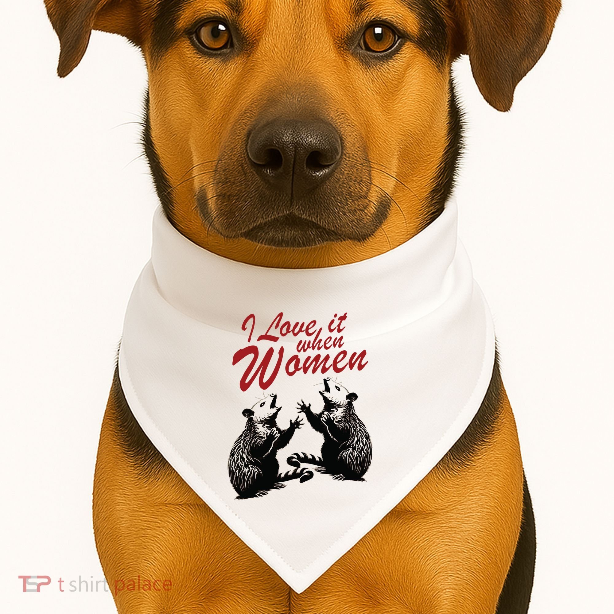 I Love It When Women USA-Made Doggie Bandana