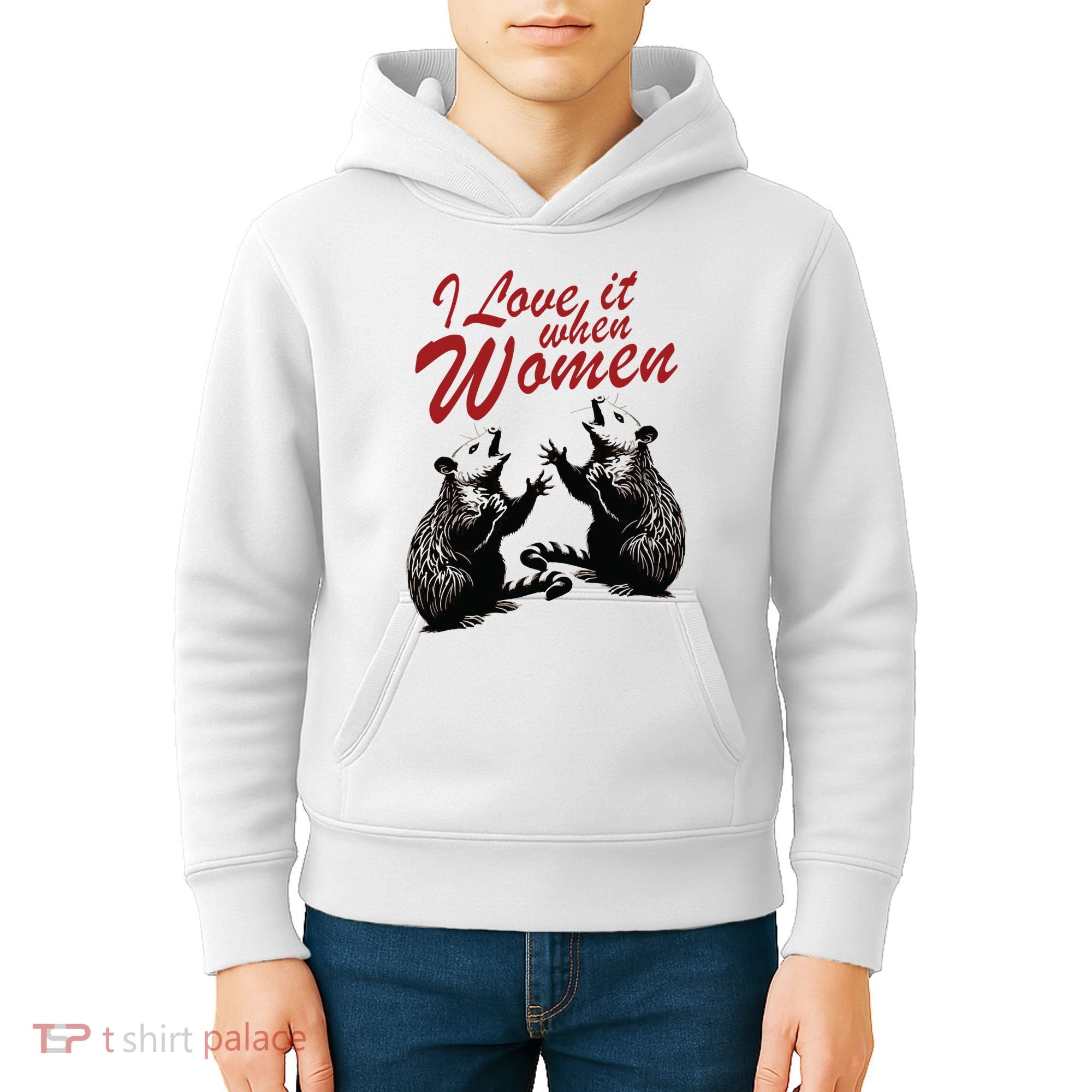 I Love It When Women Kids Hoodie