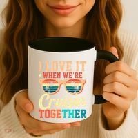 I Love It When Were Cruisin Together Boating Cruise Trip Gift Coffee Mug thumb 3
