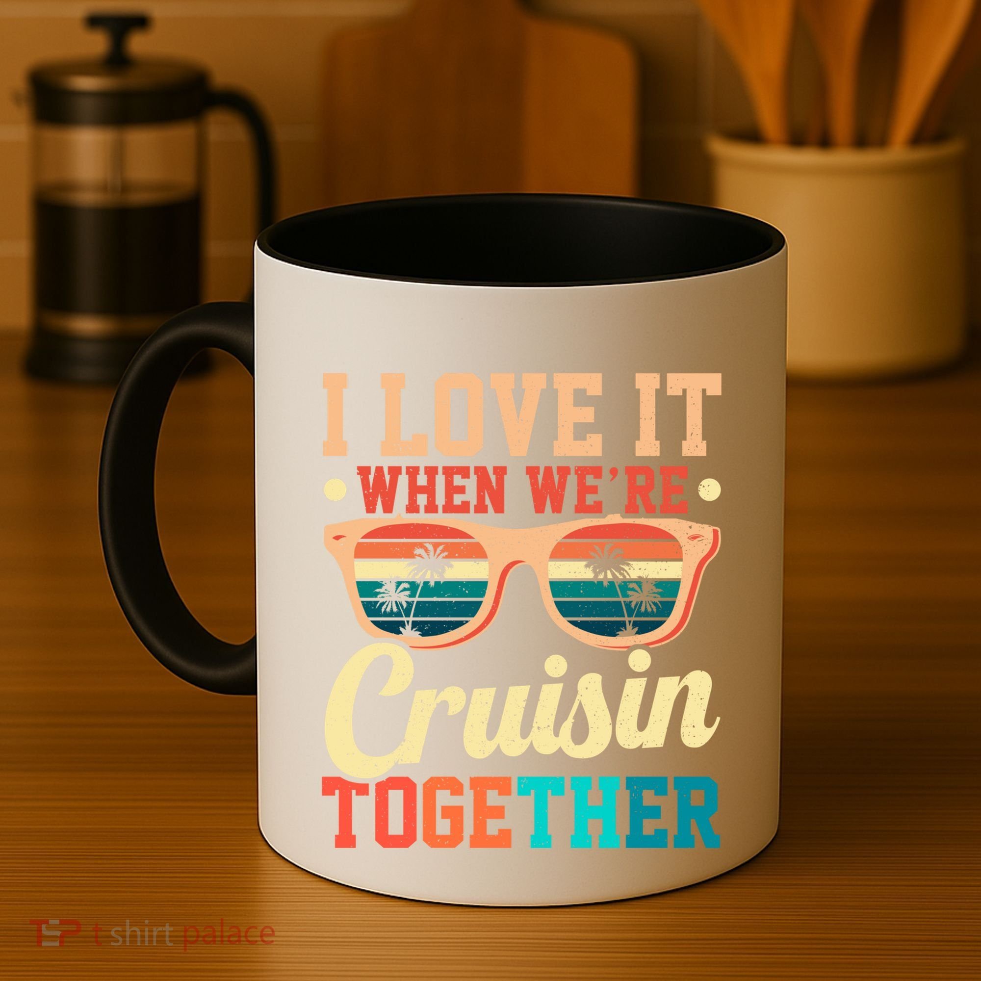 I Love It When Were Cruisin Together Boating Cruise Trip Gift Coffee Mug