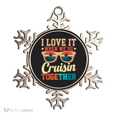 I Love It When Were Cruisin Together Boating Cruise Trip Gift Ornament