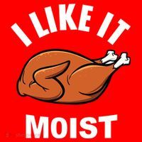 I Like It Moist Funny Thanksgiving Top Great Gift Santa Hat thumb 1