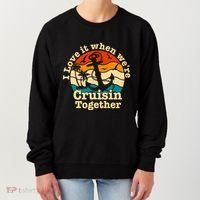 I Love It When Were Cruisin Together Cruise For Couples Gift Women's Sweatshirt thumb 0